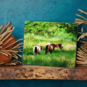 馬 フォトプラーク (側面)