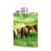 馬 フラスク (左)