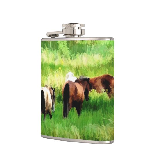 馬 フラスク (左)