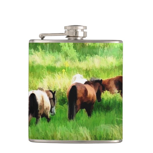 馬 フラスク (正面)