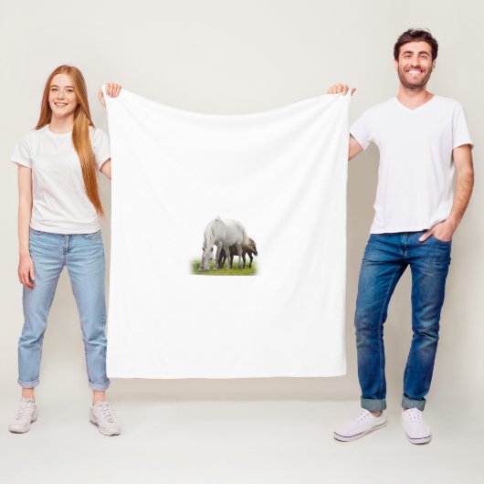 馬 フリースブランケット (インサイチュ)