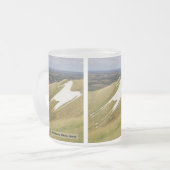 馬 フロストグラスマグカップ (正面左)