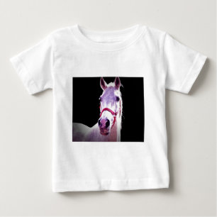 馬 ベビーTシャツ
