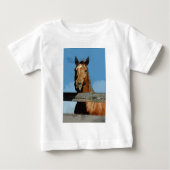 馬 ベビーTシャツ (正面)