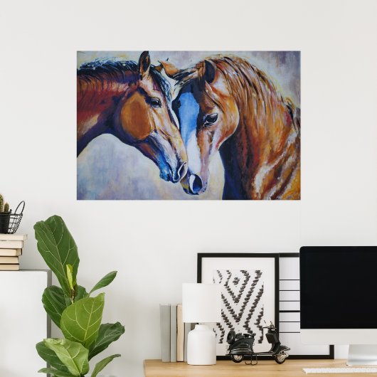 馬 ポスター (ホームオフィス)