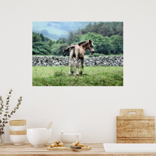 馬 ポスター (キッチン)