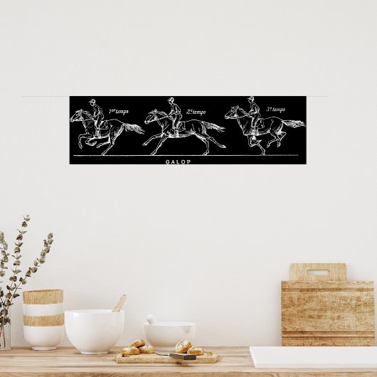 馬 ポスター (キッチン)