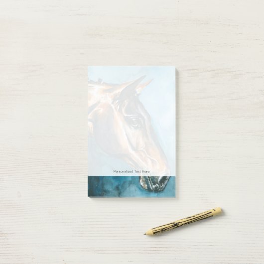 馬 ポストイット (デスク上)