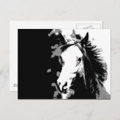 馬 ポストカード (正面/裏面)