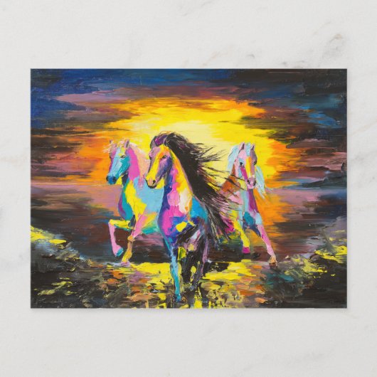 馬 ポストカード (正面)