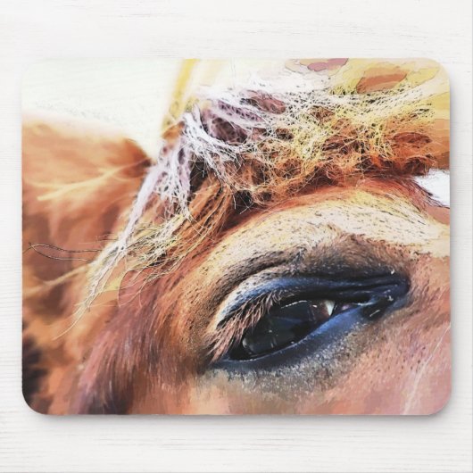 馬 マウスパッド (正面)