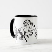 馬 マグカップ (正面左)