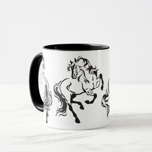 馬 マグカップ (正面左)