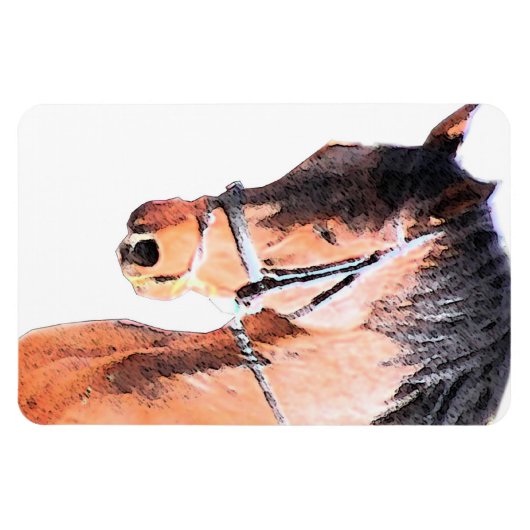馬 マグネット (横)