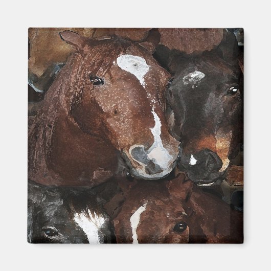 馬 マグネット (正面)