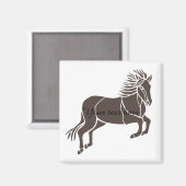 馬 マグネット (正面/裏面)