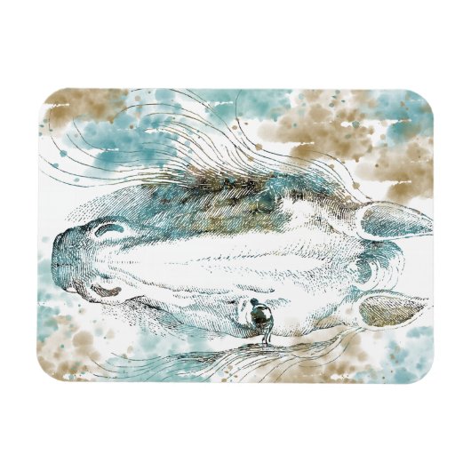 馬 マグネット (横)