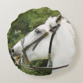 馬 ラウンドクッション (裏面)