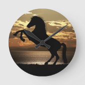 馬 ラウンド壁時計 (正面)