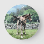 馬 ラウンド壁時計 (正面)