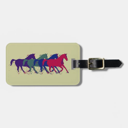 馬 ラゲッジタグ (正面横)