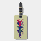 馬 ラゲッジタグ (正面縦)