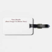 馬 ラゲッジタグ (裏面横)