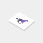 馬-ランニング-紫 ポストイット (アングル)