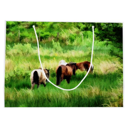 馬 ラージペーパーバッグ (裏面)