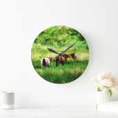 馬 ラージ壁時計 (ホーム)