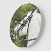 馬 ラージ壁時計 (傾斜)