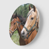 馬 ラージ壁時計 (傾斜)