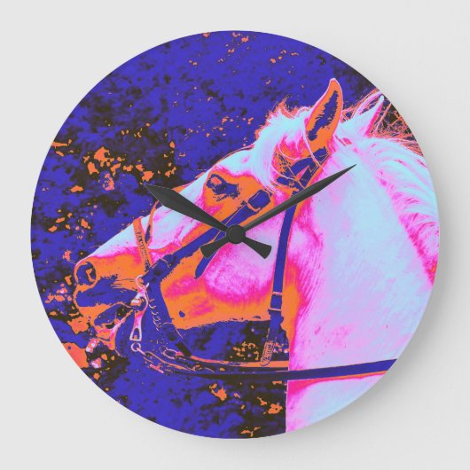 馬 ラージ壁時計 (正面)