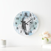 馬 ラージ壁時計 (ホーム)