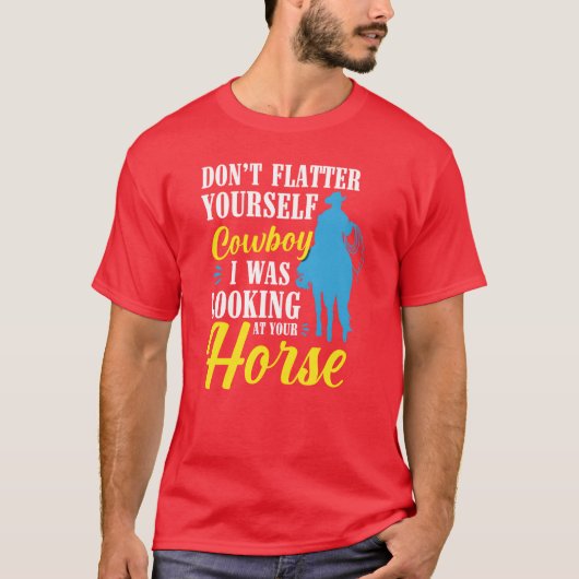 馬+リボルバー+勇敢+自由+友達 Tシャツ (正面)