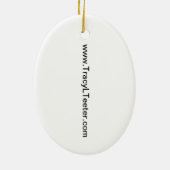 馬、ロデオ セラミックオーナメント (裏面)