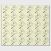 馬、乗馬の新しい ラッピングペーパー (フラット)