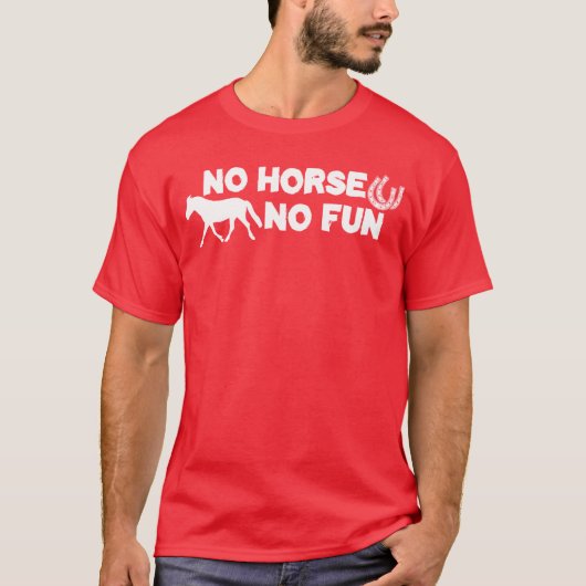 馬+乗馬+家族 Tシャツ (正面)