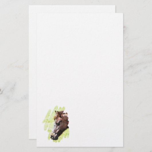 馬 便箋 (正面/裏面)