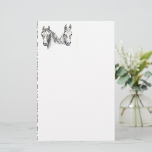 馬 便箋 (スタンド正面)