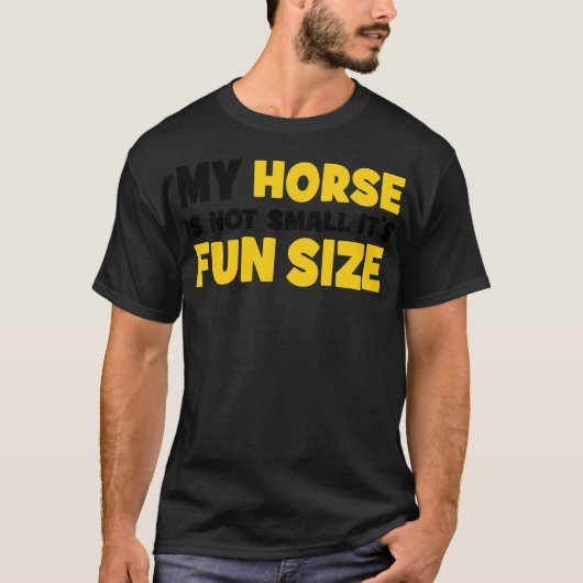 馬 動物の障害飛越競技 Tシャツ (正面)
