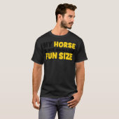 馬 動物の障害飛越競技 Tシャツ (正面フル)