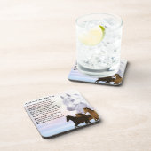 馬-友人の詩のコースター コースター (右側)