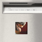 馬、口を開け、舌を突き出し、歯 マグネット (インサイチュ (食洗機))