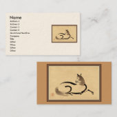 馬 名刺 (正面/裏面)