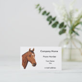 馬 名刺 (スタンド正面)