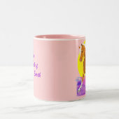 馬-地球の僅か天国 ツートーンマグカップ (中央)