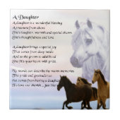 馬-娘の詩のタイル タイル (正面)