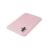 馬/子馬のピンクの女の子 バスマット (アングル)
