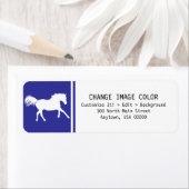 馬 – 差出人住所ラベル ラベル (インサイチュ)